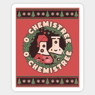 O Chemistree Christmas Sticker